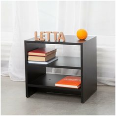 Тумба прикроватная Ультра Черный 430х410х330 Letta