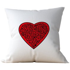 Подушка Студия Белка "Heart" 40х40 атлас