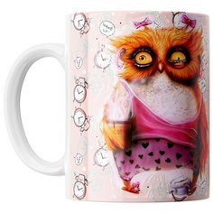 Кружка Студия Белка "Дайте мне мой кофе и никто не пострадает" белая