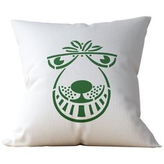 Подушка Студия Белка "Мордочка" 35х35 лен