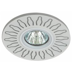 ЭРА DK LD31 WH Светильник ЭРА декор cо светодиодной подсветкой MR16, 220V, max 11W, белый (50/800) ERA