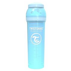 Twistshake Бутылочка антиколиковая Pastel, 330 мл, с 4 месяцев, синий