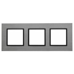 ЭРА 14-5203-42 ЭРА Рамка на 3 поста, металл, Эра Elegance, титан+антр (5/25/900) ERA