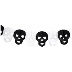 Бумажная гирлянда Череп Творческий центр Сфера