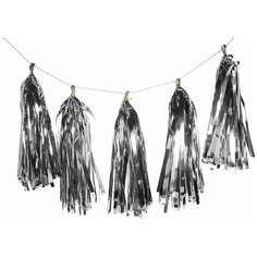 Гирлянда тассел серебро Сфера