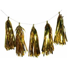 Гирлянда тассел золото Сфера