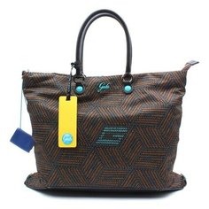 10069 Gabs Сумка Gabs Aretha sz L Vela stampata+ruga big Logo taupe