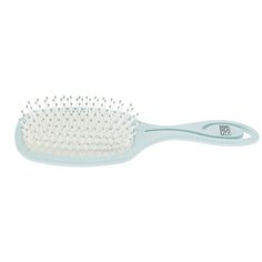 Dewal Щетка Dewal Beauty серия "Eco-Friendly", массажная, с нейлоновым штифтом, форма прямоугольная , цвет голубой