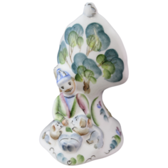 Семикаракорский фаянс Статуэтка "Охотничий мотив" Аксинья