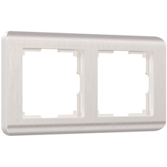 W0022113/ Werkel Рамка на 2 поста Stream (перламутровый) Веркель
