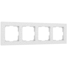 W0042401/ Werkel Рамка на 4 поста Hammer (белый) Веркель