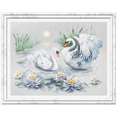 130-061 "Свадебный вальс". Набор для вышивания крестом Чудесная игла 41 х 31 см.