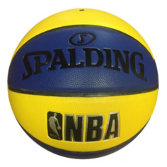 Мяч баскетбольный №7 Spalding Super Flite синежелтый