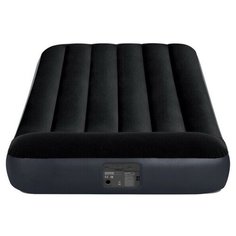Матрас надувной Pillow Rest Classic Fiber-Tech, 99 х 191 х 25 см, cо встроенным насосом 220-240V. Intex