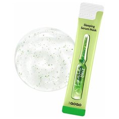 JUST GOGO Ночная сыворотка-маска с цинком для жирной и проблемной кожи Zinc Sleeping Serum Mask, 4 мл
