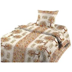 Детское постельное белье Шуйская бязь осенний лес ясли (в детскую кроватку) Iv Selena