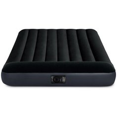 Надувной матрас Pillow Rest Classic Airbed 137х191х25 см (с встроенным насосом 220В) Intex