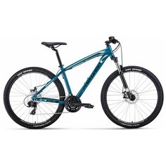 Горный (MTB) велосипед FORWARD Next 27.5 2.0 Disc (2020) зеленый/бежевый 19" (требует финальной сборки)