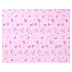 Детское одеяло-покрывало "Арт Постель" трикотаж; Мишки-малышки розовый; размер 100 х 140 Артпостель