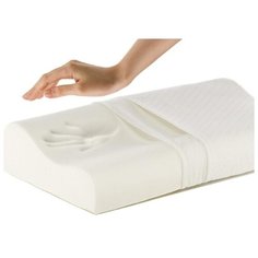 Подушка "Арт Постель" ортопедическая Memory Foam; Размер: 60 х 40 х 11/13 Артпостель
