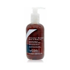 Lycon Масло So Yummy Massage & Bath Oil для Ванны и Массажа с Витамином Е и Маслами Какао и Сладкого Миндаля, 250 мл