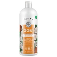Кондиционер Coconut для укрепления, ускорения роста волос и питания, 1000 мл / Inoar