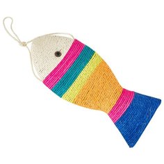 Игрушка Lilli Pet Sisal fish big для кошек, 39x17x2см