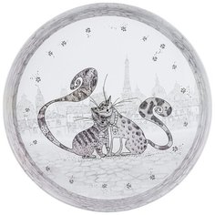 Поднос сервировочный Agness Котики 33х2,1 см (898-022)