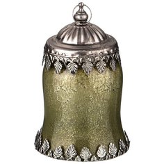 Светильник Lefard с led-подсветкой и металл.элементами, д=9см, в=15 см, зеленый (132-030)