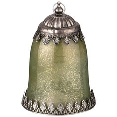 Светильник Lefard с led-подсветкой и металл.элементами, д=12см, в=18,5 см, зеленый (132-032)