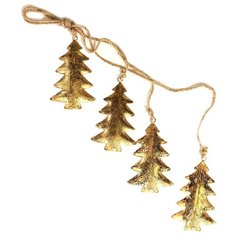 Гирлянда подвесная EnjoyMe Golden Trees, 4 шт.