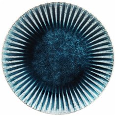 KARE Design Тарелка Mustique, коллекция "Мюстик" 21*3*21, Керамика, Синий