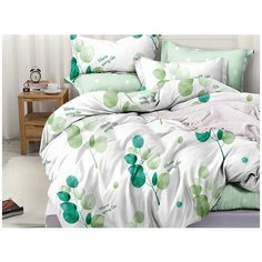 КПБ Cleo сатин набивной "Satin Lux" евро, 31/569-SL