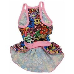 FOR MY DOGS платье для собак Ромашки желтое 332SS-2018 (14)