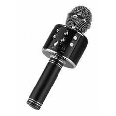 Беспроводной караоке-микрофон WS-858 (чёрный) Belsis