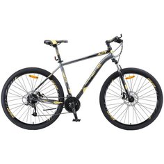 Горный (MTB) велосипед STELS Navigator 910 MD 29 V010 (2019) черный/золотой 20.5" (требует финальной сборки)