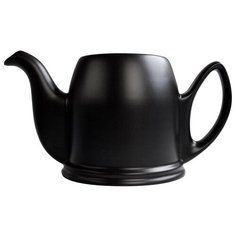 Чайник заварочный Salam Mat Black на 4 чашки без крышки объем 700 мл, фарфор, цвет черный, Guy Degrenne, 150455