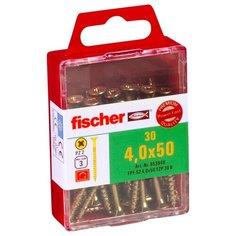Шуруп по дереву fischer FPF-SZ 4,0X50 YZP(30шт.)