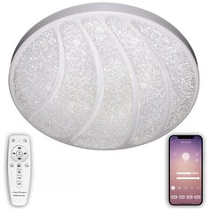 Управляемая светодиодная люстра с пультом Natali Kovaltseva LED LAMPS 81105 400 мм 80 Вт