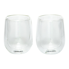 Набор стеклянных стаканов с двойными стенками 290 мл, 2 шт Olaff