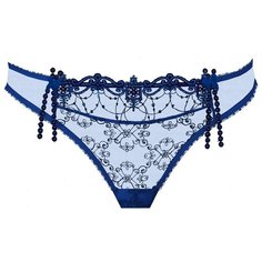 Empreinte Трусы стринги Irina средней посадки кружевные, размер 44, синий