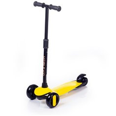 Самокат детский (кикборд) Mobile Kid Smartyco, с тренировочным режимом, желтый