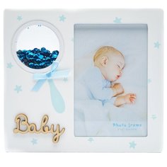 Фоторамка Fotografia фоторамка FFL - 809, 10x15 см., " Baby", голубая