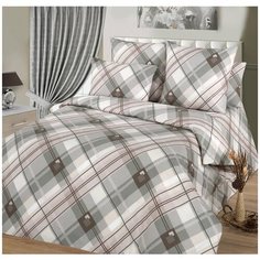 Комплект постельного белья Миланика, Дипломат, 2-спальный, Поплин 100% Хлопок, наволочки-70x70-2 шт. Milanika