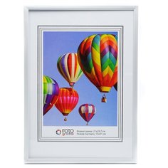 Фоторамка Fotografia 21x29.7 см., FFAL - 8006 алюминий, серебро