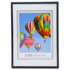 Фоторамка Fotografia 21x29.7 см., FFAL - 8106 алюминий, черный