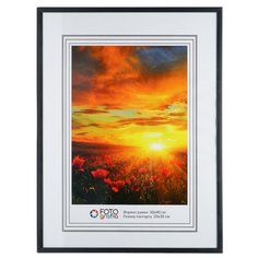 Фоторамка Fotografia 30X40 см., FFAL - 8108 алюминий, черный