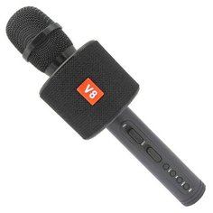 Беспроводной караоке-микрофон V8 (чёрный) Belsis