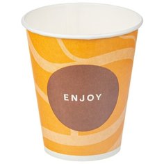 Стакан одноразовый бумажный однослойный d-70,3мм 150мл д/вендинга Enjoy 101 штук в упаковке Huhtamaki