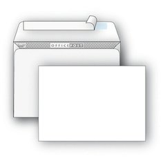 Конверты Белый E65, стрип OfficePost 110х220 1000шт/кор 1781 Packpost